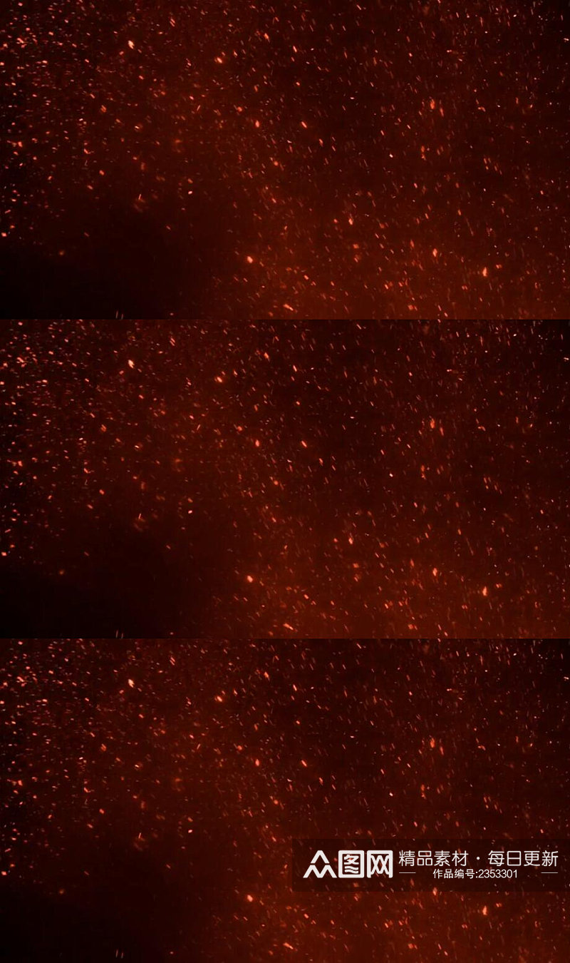 燃烧的火山喷发熔岩粒子实拍视频素材