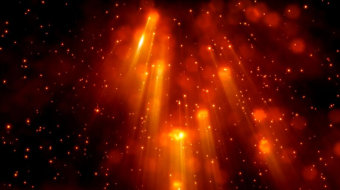 三维动画红热粒子背景视频-众图网