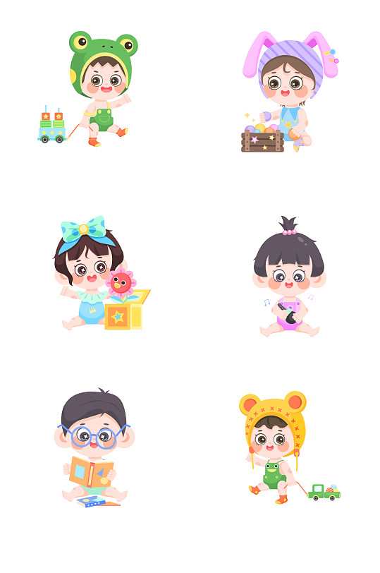 卡通儿童png免扣素材