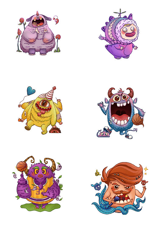 卡通人物怪兽图片-卡通人物怪兽素材下载-众图网