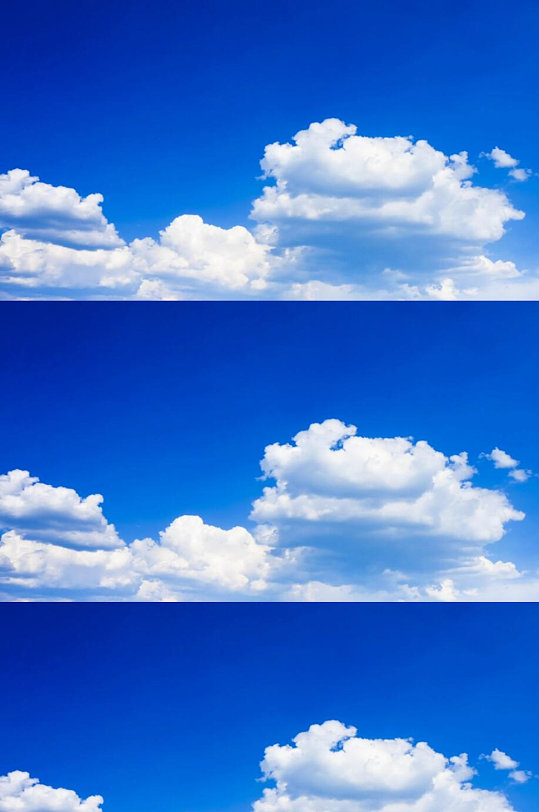 延时摄影晴朗的蓝天白云风景视频素材-众图网