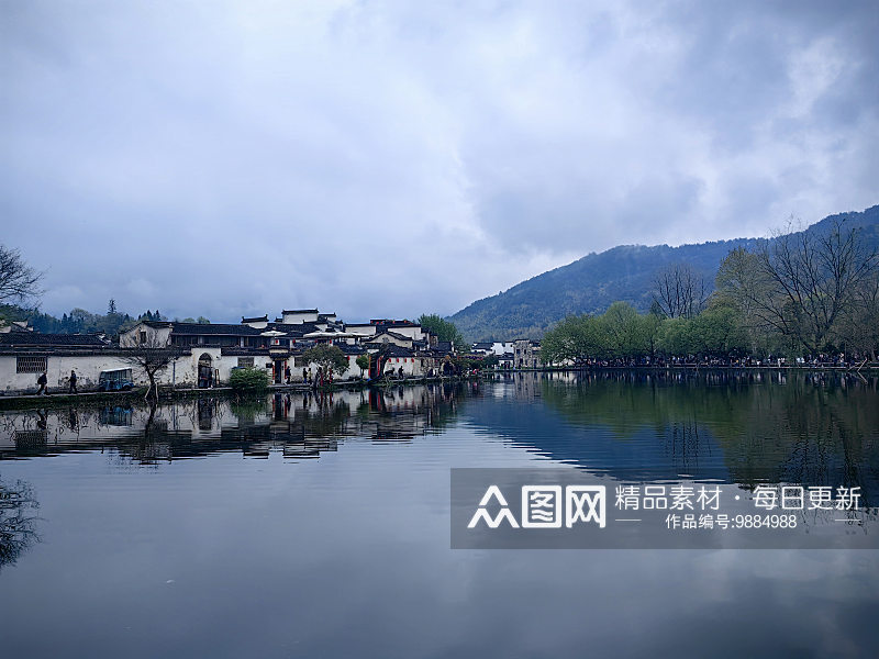 安徽宏村风景区旅游摄影图素材