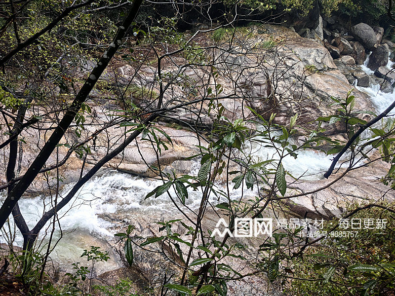 黄山翡翠谷旅游风景区素材