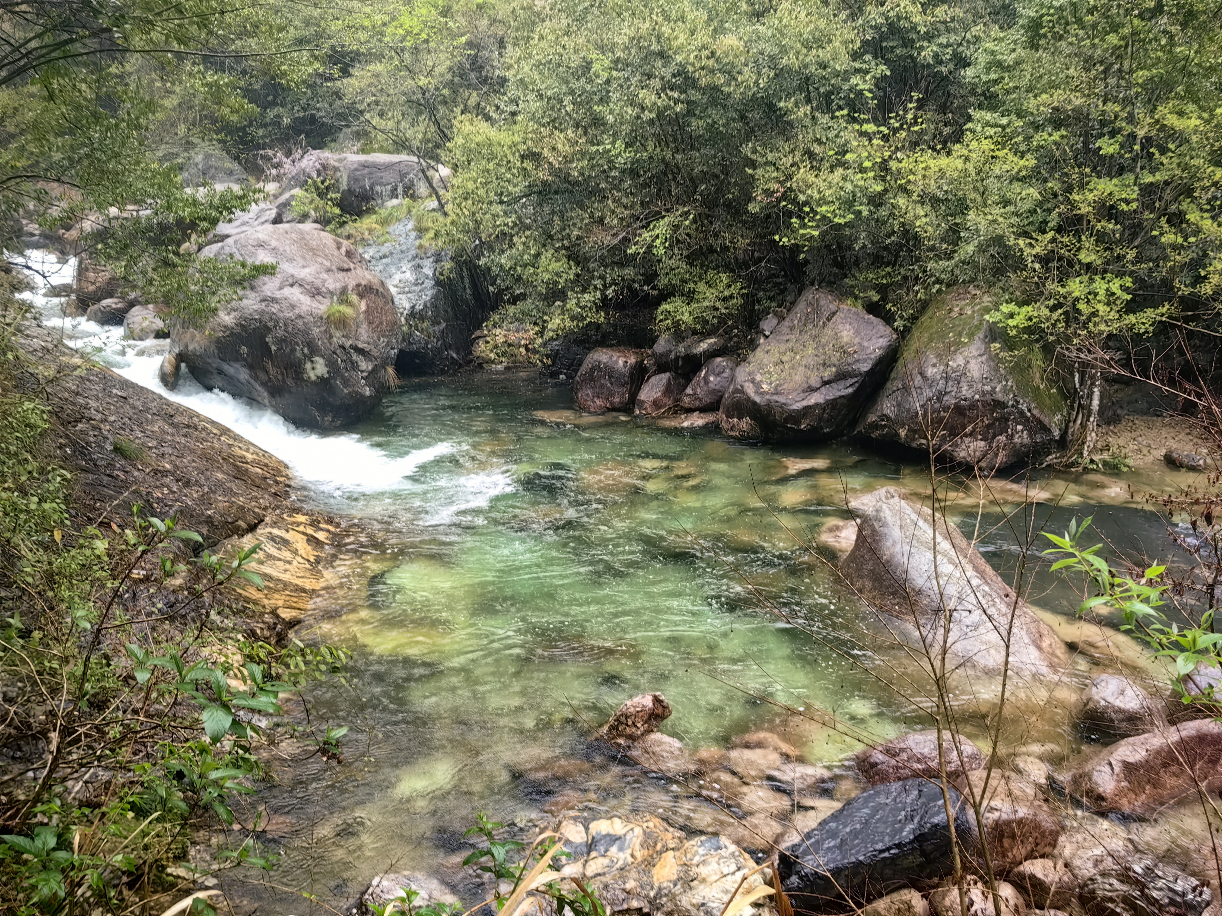 黄山翡翠谷旅游风景区素材