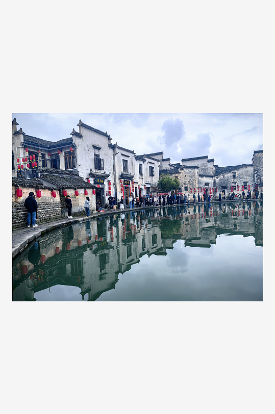 安徽宏村风景区旅游摄影图