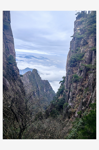 安徽黄山旅游风景摄影图