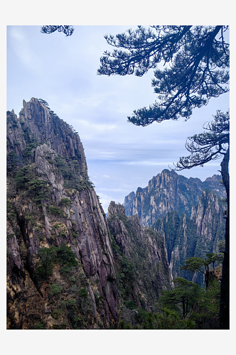 安徽黄山旅游风景摄影图