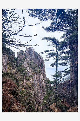 安徽黄山旅游风景摄影图