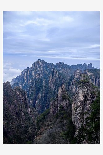 安徽黄山旅游风景摄影图