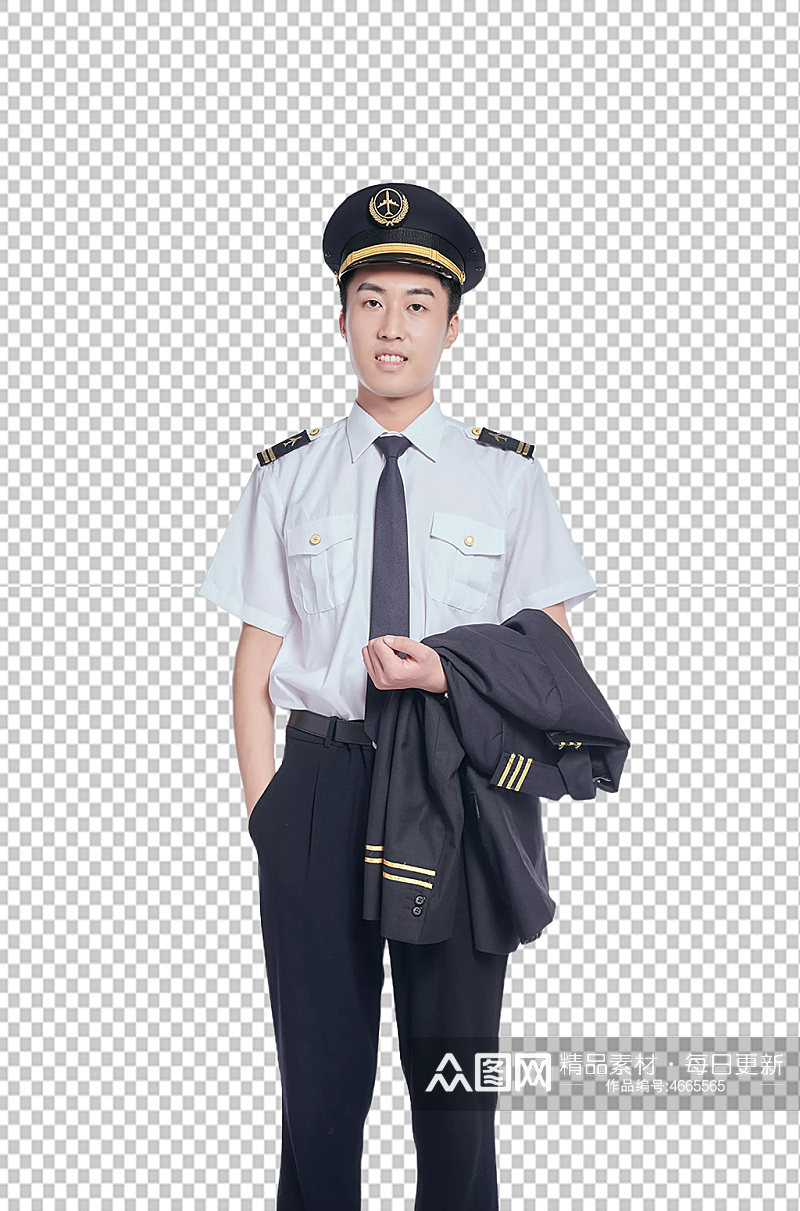 空乘航空行业服务人员商务摄影图元素找图网素材