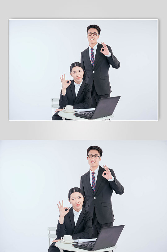 商务职业人员会谈商务合作商业摄影图元素-众图网