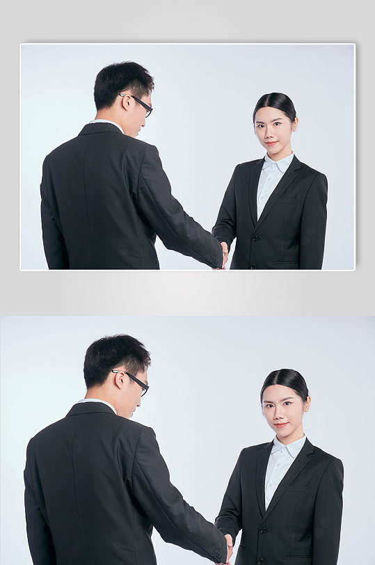 商务职业人员会谈商务合作商业摄影图元素-众图网