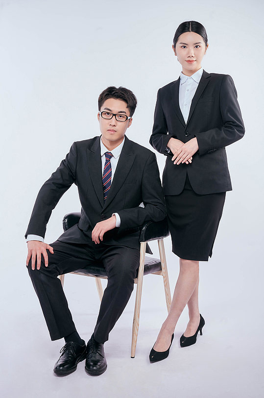 商务职业人员会谈商务合作商业摄影图元素-众图网