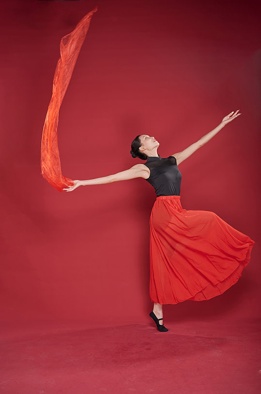 体操舞蹈跳舞人物摄影图片