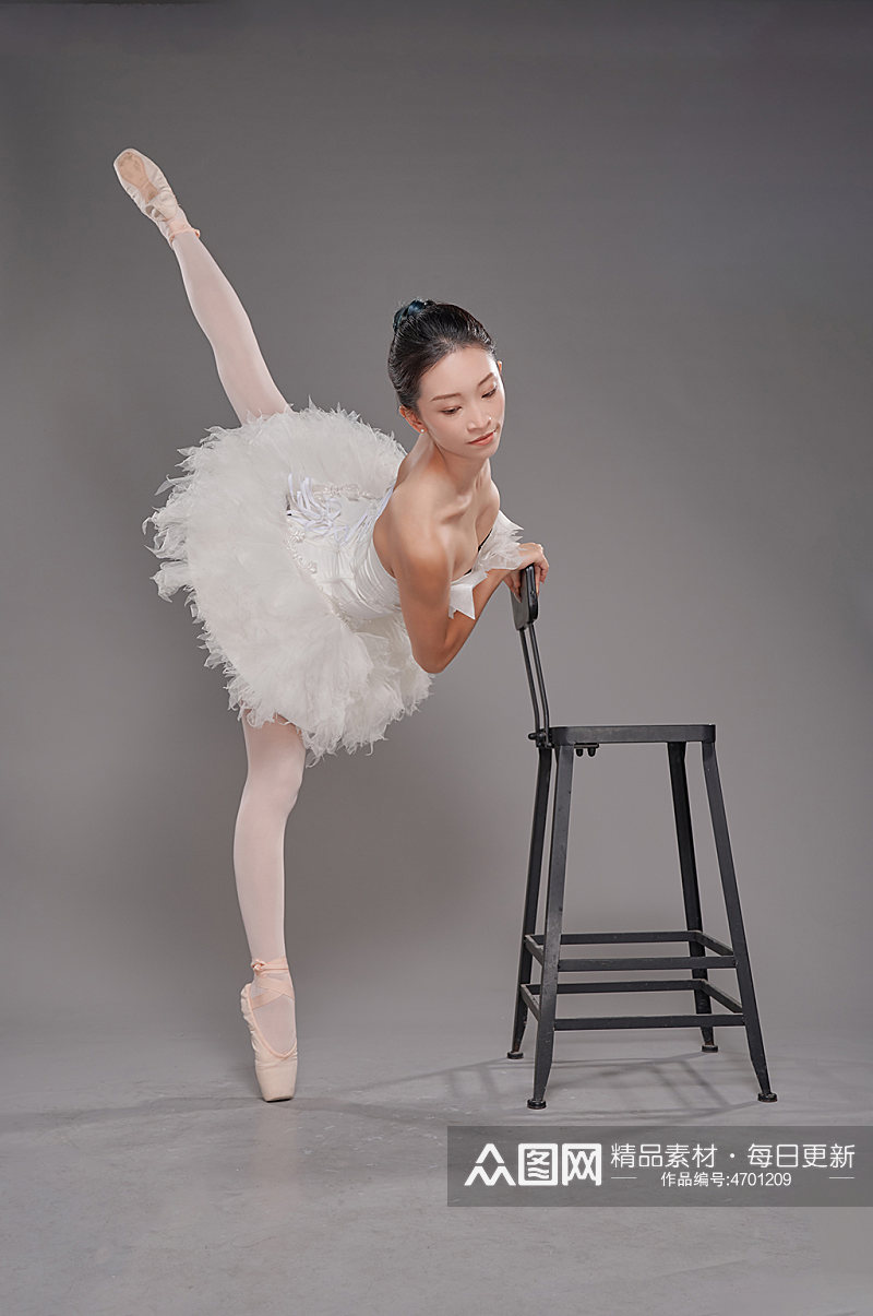 芭蕾舞裙芭蕾舞跳舞舞蹈人物精修摄影图片素材