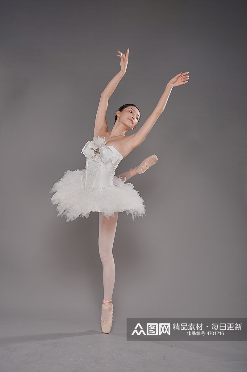 芭蕾舞裙芭蕾舞跳舞舞蹈人物精修摄影图片素材