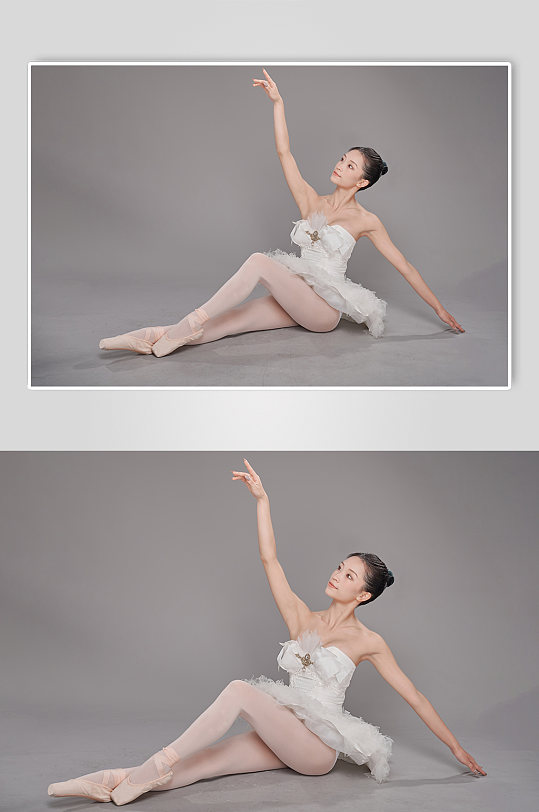 芭蕾舞裙芭蕾舞跳舞舞蹈人物精修摄影图片