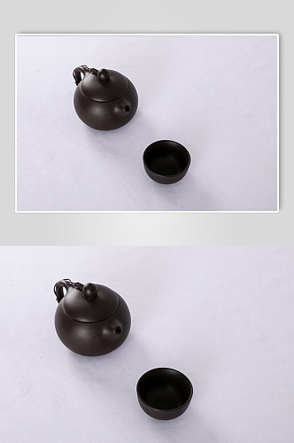 中式紫砂茶壶茶杯茶具茶道茶文化摄影图片