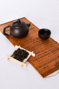 紫砂茶壶茶叶茶具茶道茶文化摄影图片