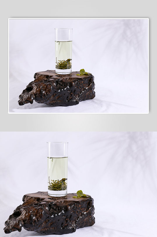 茶杯绿茶茶叶茶具茶道茶文化摄影图片-众图网