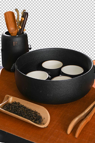 洗茶具茶具茶道茶文化摄影免抠PNG图片