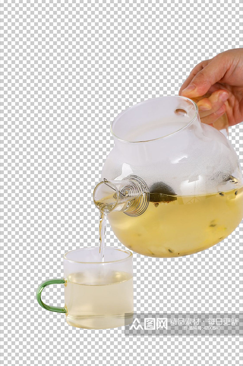 金桔柠檬百香果茶道茶具摄影免抠PNG图片素材
