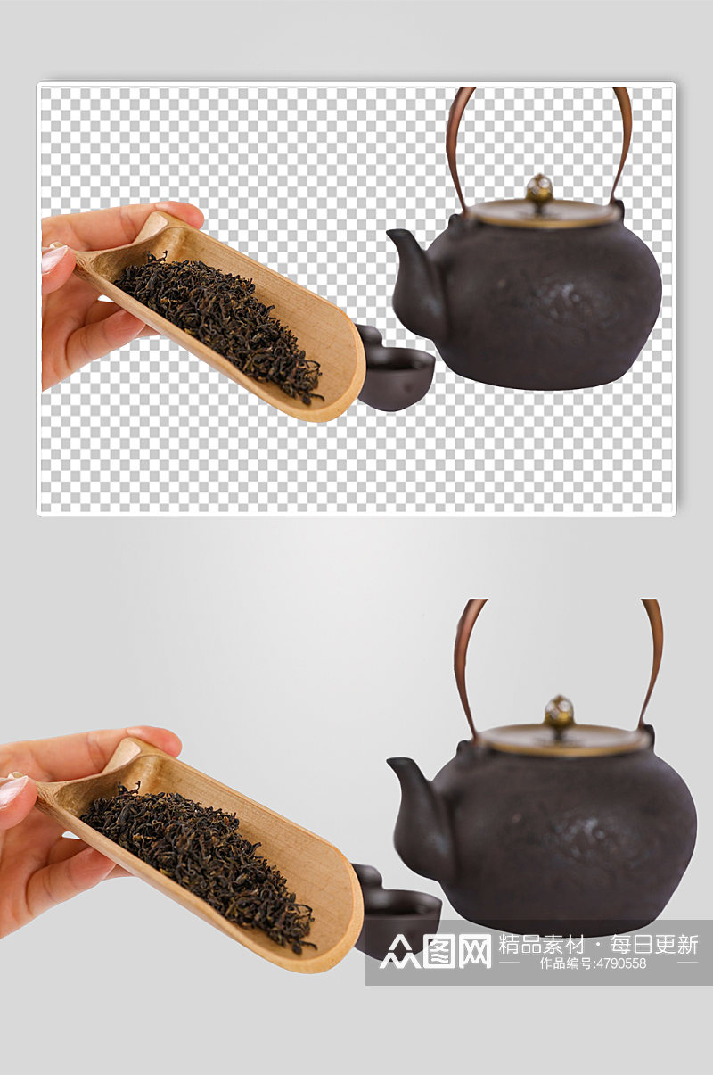 绿茶茶叶茶具茶道茶文化摄影免抠PNG图片素材