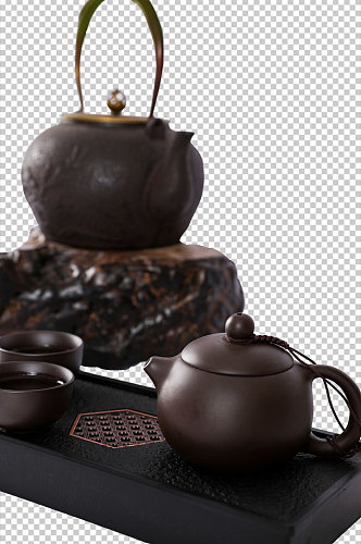 紫砂茶具茶道茶文化摄影免抠PNG图片