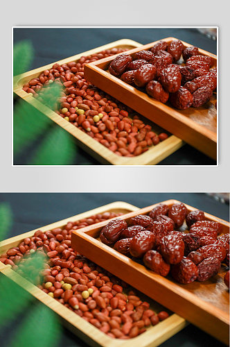 花生红枣五谷杂粮粮食摄影图照片