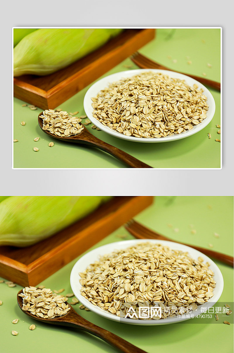 玉米糙米食材五谷杂粮粮食摄影图照片素材