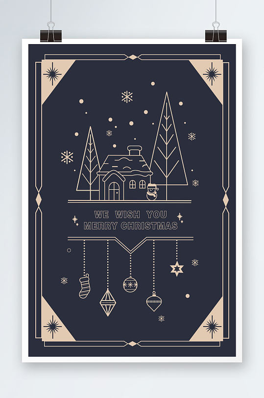 ai圣诞节海报图片-ai圣诞节海报设计素材-ai圣诞节海报模板下载