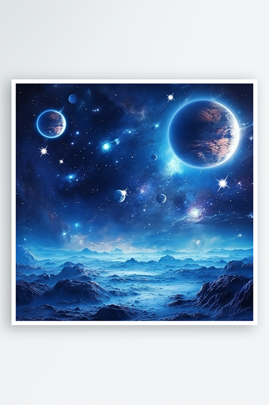 梦幻穿越星空宇宙地球星球图片