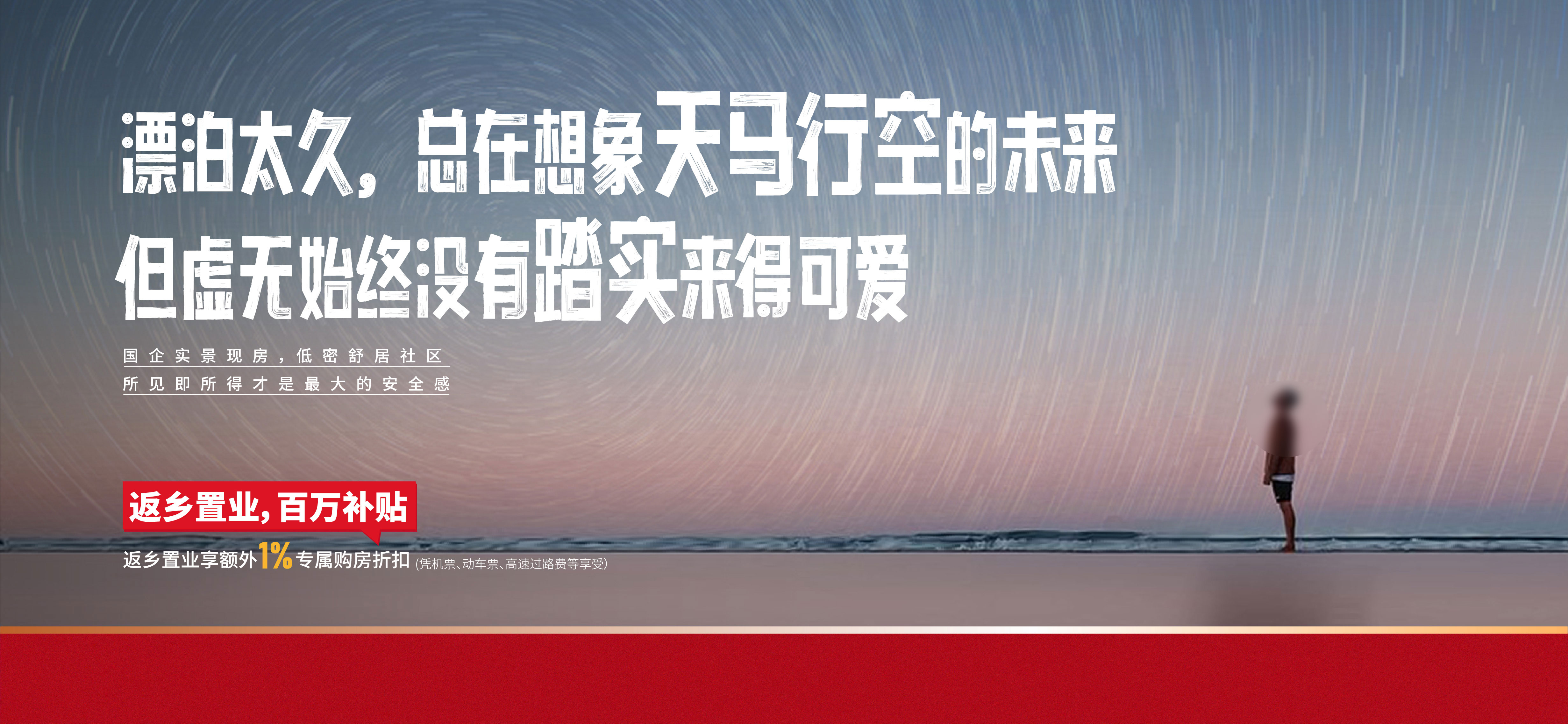 地产返乡置业系列展板素材