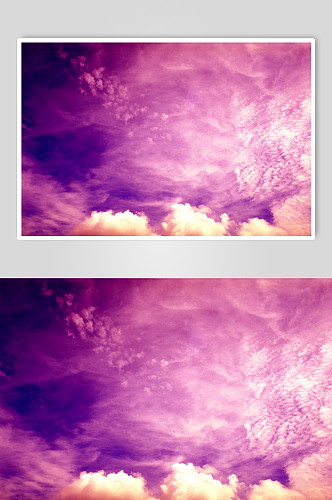 紫色云彩粉色云彩背景