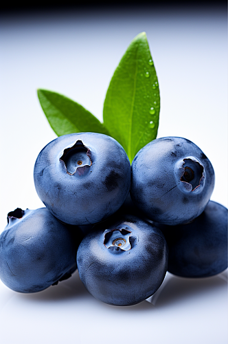 数字艺术水果蓝莓食品静物高清摄影图