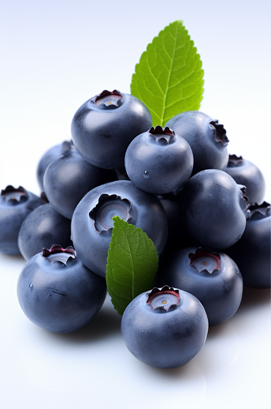 数字艺术水果蓝莓食品静物高清摄影图