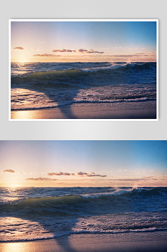 数字艺术高清海上日出实拍图片