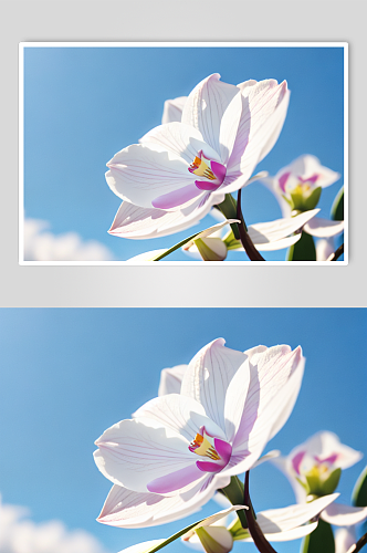 数字艺术蝴蝶兰花朵图片