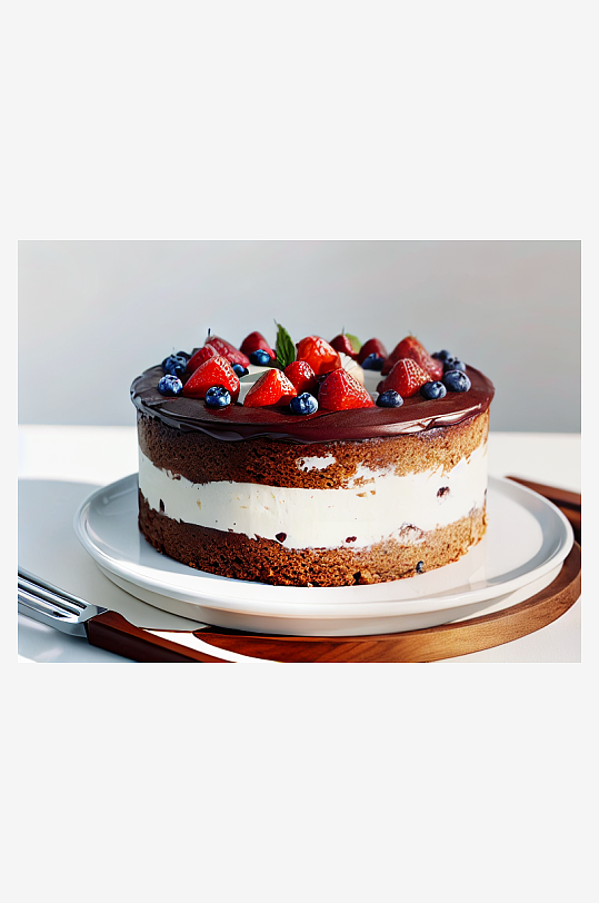 美味蛋糕数字艺术图片