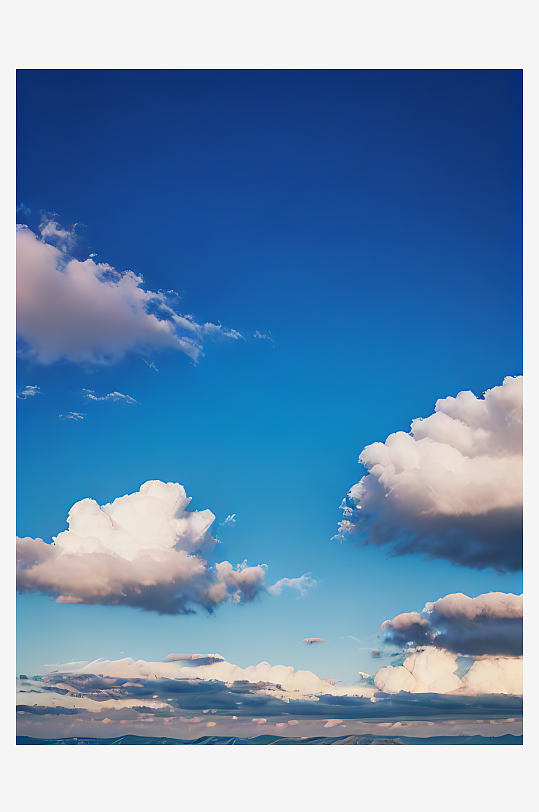 美丽的云朵天空写实摄影AI数字艺术