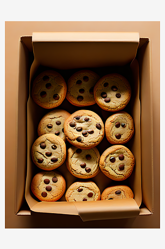 一盒饼干写实摄影AI数字艺术