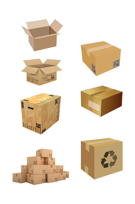 简单好看的箱子包装箱