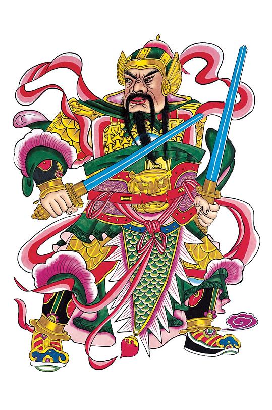高清门神年画贴图