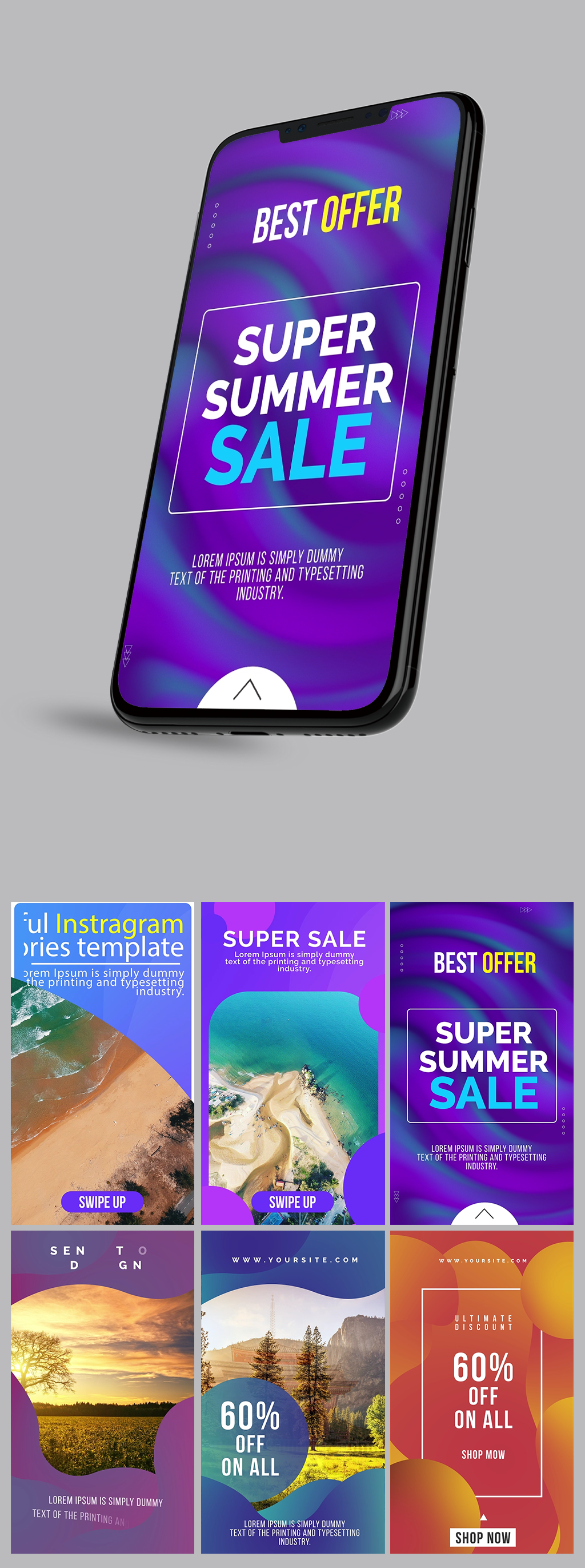广告APP时尚界面视频模板素材