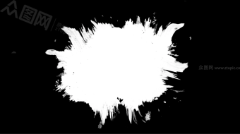 多组水墨晕染转场视频素材-众图网