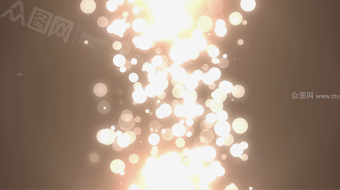华丽粒子闪光转场视频素材-众图网