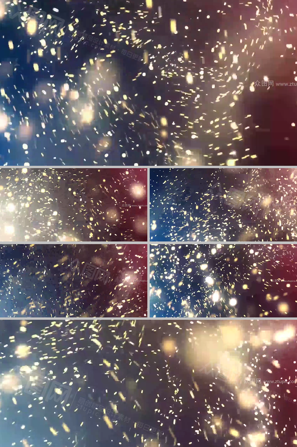 气流粒子运动年会背景视频素材