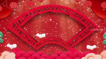 新中式喜庆新年背景视频-众图网