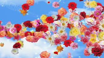 晚会舞台清丽动画背景视频素材-众图网