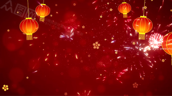 中国传统节庆灯笼背景视频素材-众图网